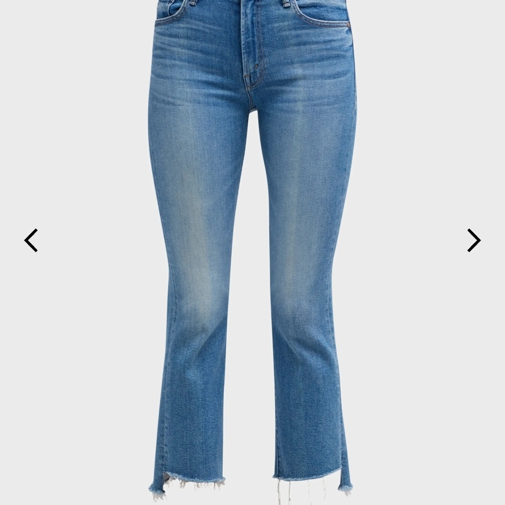 MOTHER Boot Cut Jeans in Medium Blue